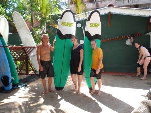 Onze surfinstructeur. Goede leraar!
